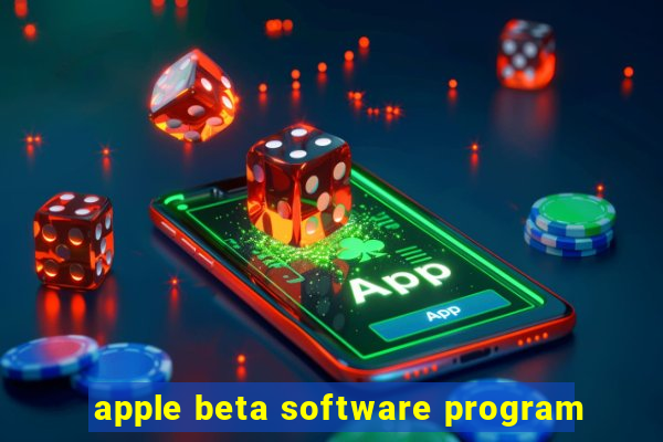 apple beta software program